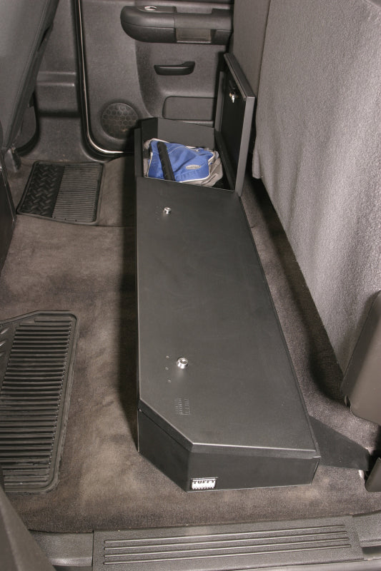

Tuffy Products 307-01 - TFY307-01 - Tuffy Chevrolet Silverado & Gmc Sierra Underseat Lockbox Full Length W/ Keyed Lock For - Shipped in Europe - Tuningsupply.com
