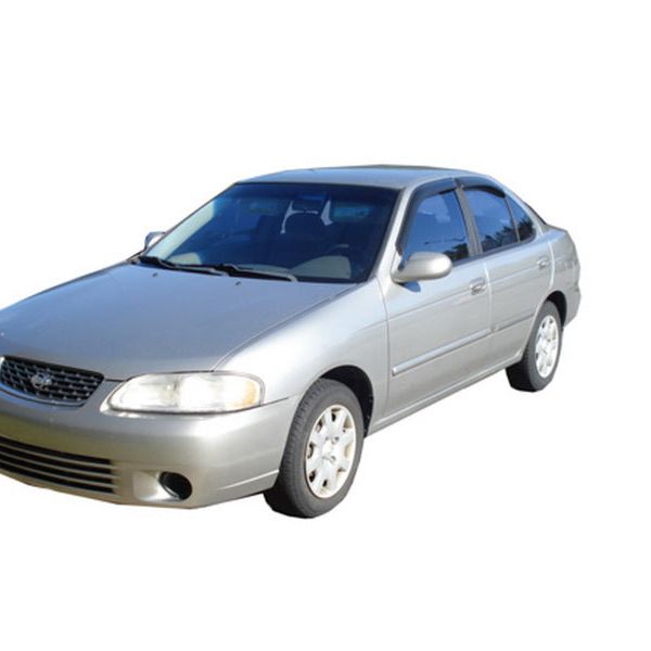 AVS 00-06 Nissan Sentra Ventvisor Outside Mount Window Deflectors 4pc - Smoke-tuningsupply.com