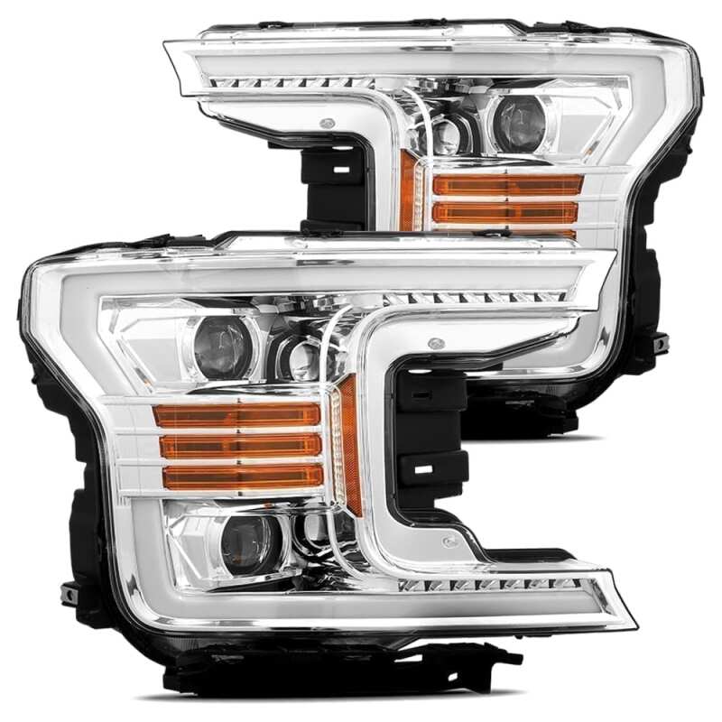 

AlphaRex 880175 - ARX880175 - AlphaRex 18-20 Ford F-150 LUXX LED Proj Headlights Plank Style Chrome w/Activ Light/DRL - Shipped in Europe - Tuningsupply.com
