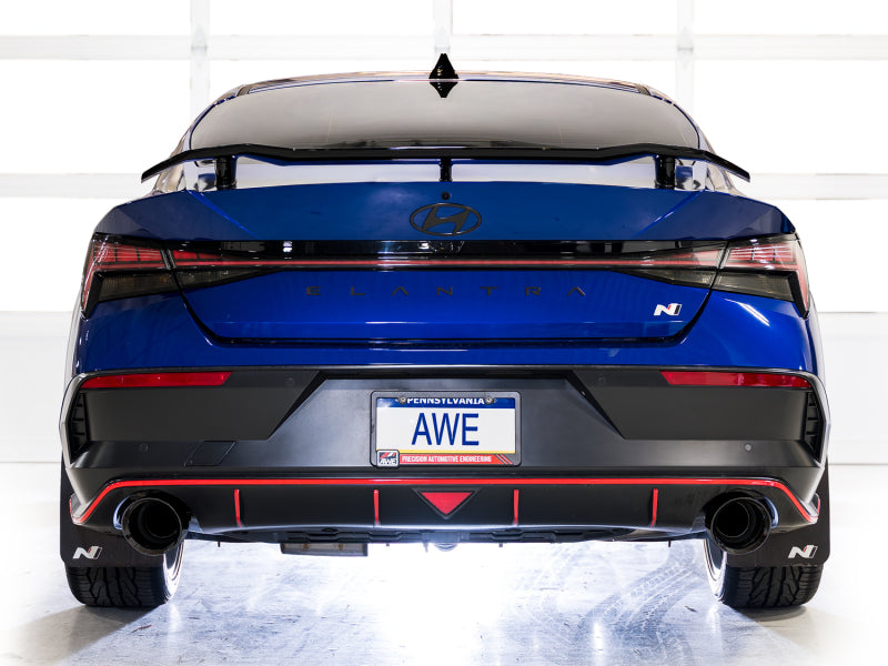 

AWE Tuning 3020-33237 - AWE3020-33237 - AWE Tuning 22-26 Hyundai Elantra N Track Edition Cat-Back Exhaust - Diamond Black Tips - Shipped in Europe - Tuningsupply.com
