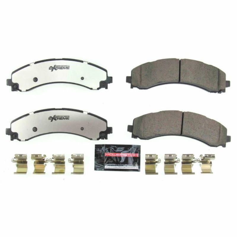 Power Stop 2019 Ram 3500 Rear Z36 Truck & Tow Brake Pads w/Hardware-tuningsupply.com