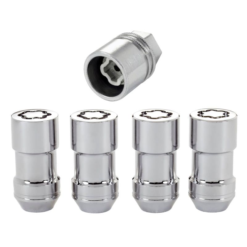 McGard Wheel Lock Nut Set - 4pk. (Cone Seat) 9/16-18 / 7/8 Hex / 1.765in. Length - Chrome-tuningsupply.com