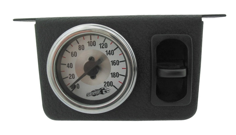 Air Lift Single Needle Gauge Panel With One Paddle Switch- 200 PSI-tuningsupply.com