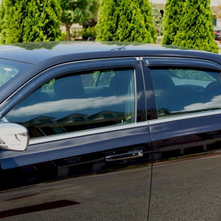 AVS 15-18 Chrysler 200 Ventvisor Outside Mount Window Deflectors 4pc - Smoke-tuningsupply.com