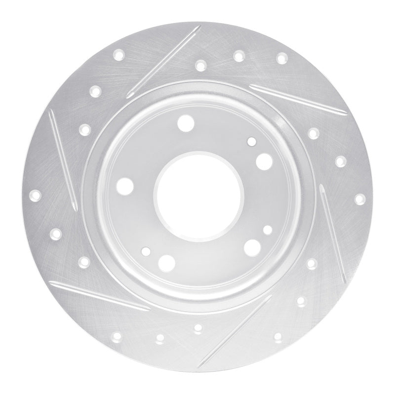 

R1 Concepts 631-59059R - RNC631-59059R - R1 16-25 Honda Civic Hatchback Rear Right Drilled & Slotted Silver Brake Rotor - Shipped in Europe - Tuningsupply.com
