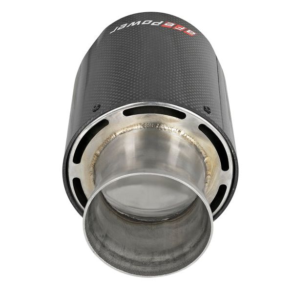 aFe MACH Force-XP 4-1/2in Carbon Fiber OE Replacement Exhaust Tips - 15-19 Dodge Charger/Hellcat-tuningsupply.com