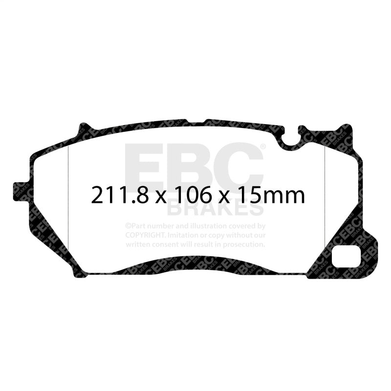 
  

EBC DP42492R - EBCDP42492R - EBC 20-22 Audi RSQ8 4.0TT Yellowstuff Front Brake Pads - Shipped in Europe - Tuningsupply.com

