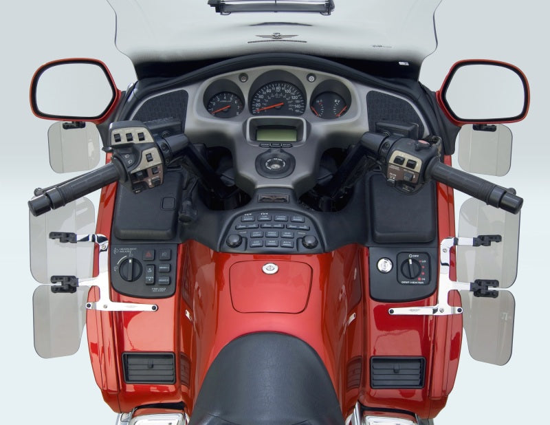 

National Cycle N5110 - NATN5110 - National Cycle 01-17 Honda GL1800 Gold Wing Mirror Mount Wing Deflectors-Lt. Tint - Shipped in Europe - Tuningsupply.com
