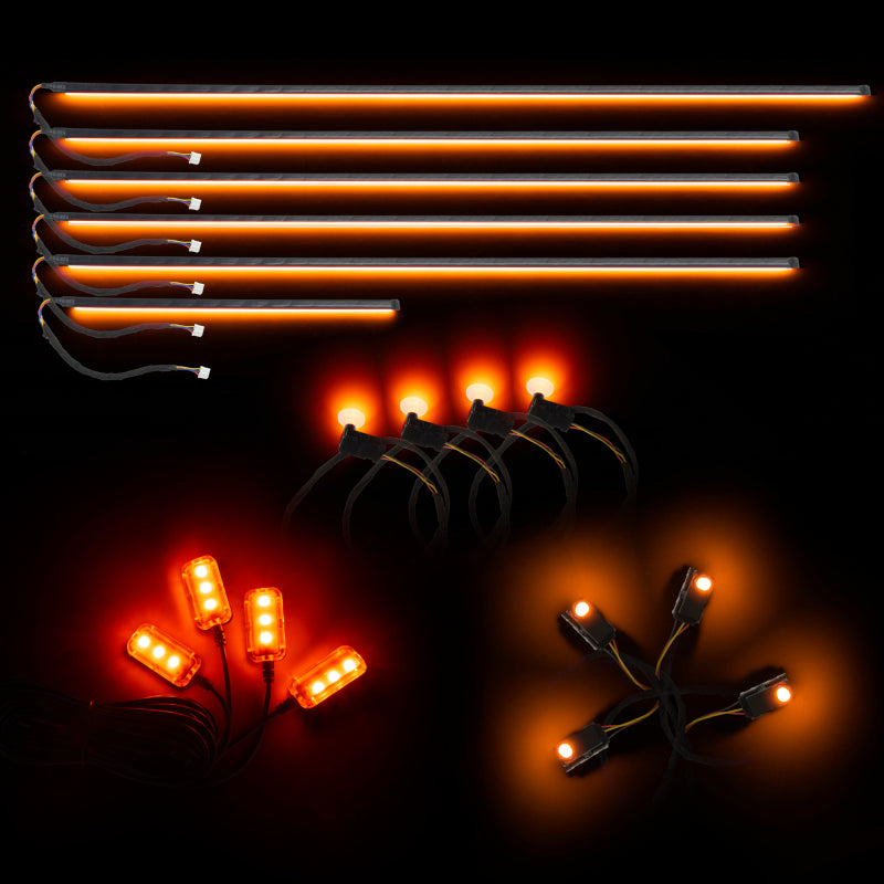 

ORACLE Lighting 4240-332 - ORL4240-332 - Oracle Lighting Dynamic Colorshift 18 Piece Universal Full LED Interior Dash Board Kit - Shipped in Europe - Tuningsupply.com
