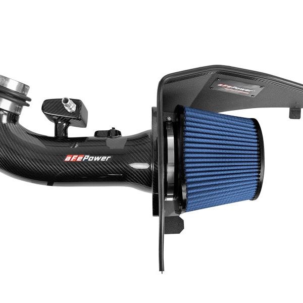 aFe 19-20 GM Trucks 5.3L/6.2L Track Series Carbon Fiber Cold Air Intake System With Pro 5R Filters-tuningsupply.com