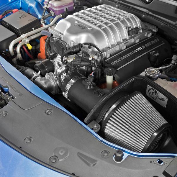 aFe MagnumFORCE Intakes Stage-2 PDS AIS 15-16 Dodge Challenger SRT Hellcat 6.2L V8 (sc)-tuningsupply.com