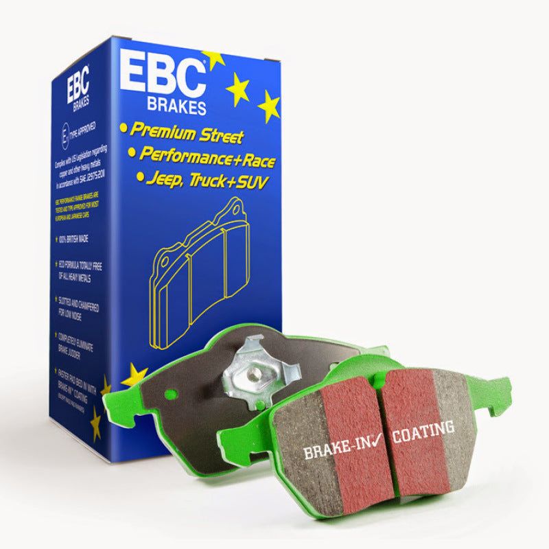 EBC 98-03 Dodge B250 B2500 Cargo 2500 Van 3/4 Ton Greenstuff Front Brake Pads-tuningsupply.com