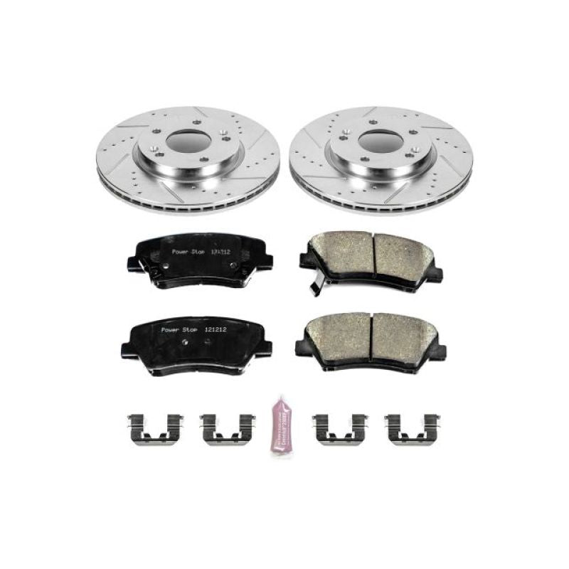 

PowerStop K6503 - PSBK6503 - Power Stop 11-16 Hyundai Elantra Front Z23 Evolution Sport Brake Kit - Shipped in Europe - Tuningsupply.com
