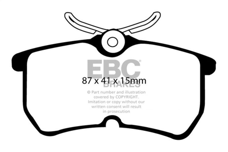 

EBC DP51218NDX - EBCDP51218NDX - EBC 2017+ Ford Fiesta (MK7) Bluestuff Rear Brake Pads - Shipped in Europe - Tuningsupply.com
