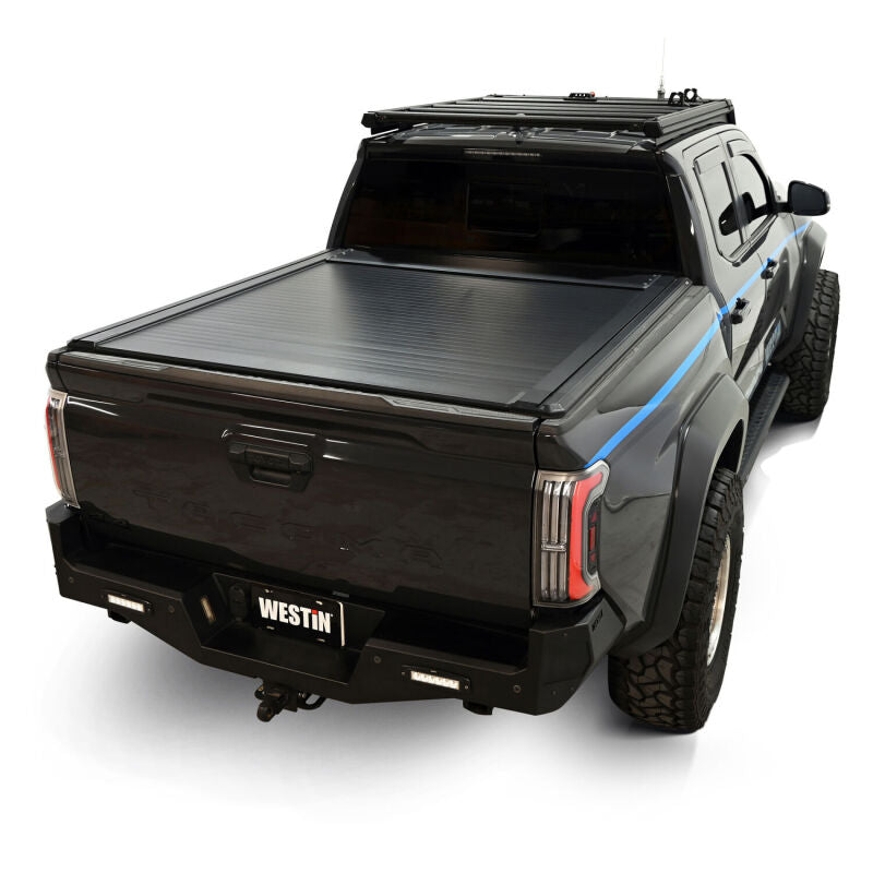 

Westin 19-62785 - WES19-62785 - Westin 24-26 Toyota Tacoma 5ft Bed Manual Retractable Tonneau Cover - Black - Shipped in Europe - Tuningsupply.com
