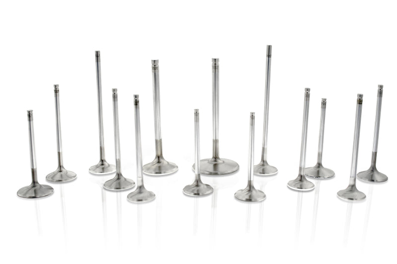 Ferrea Chevrolet LS1 1.6in 0.313in 4.915in 24 Deg S-Flo Rad Grv Super Alloy Exhaust Valve - Set of 8-tuningsupply.com