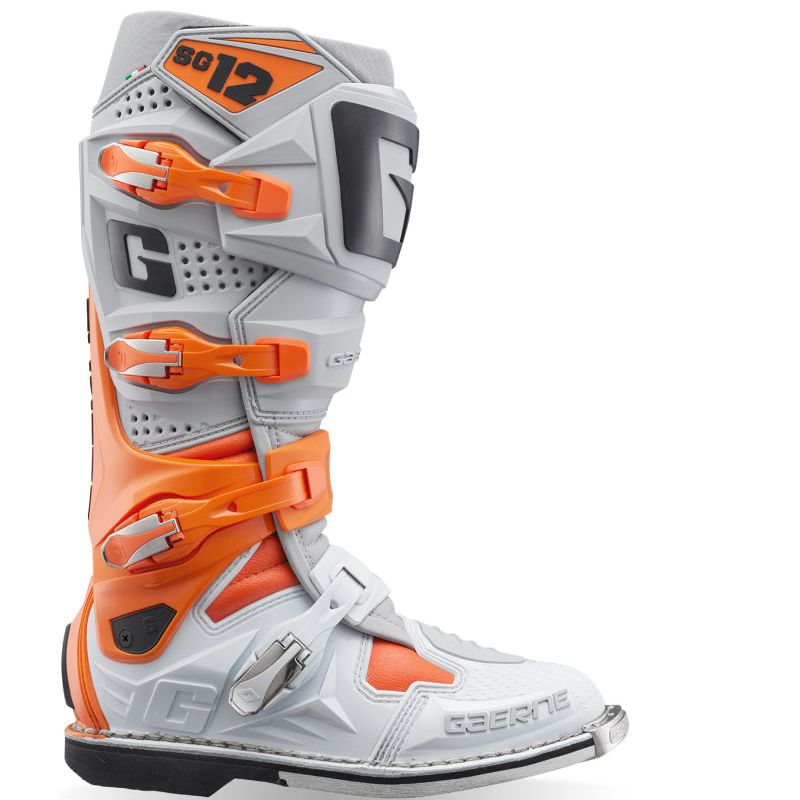 Gaerne SG12 Boot Orange/Grey/White Size - 11-tuningsupply.com