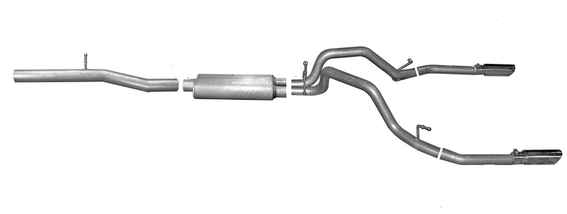 
  

Gibson 5657 - GIB5657 - Gibson 15-18 Chevrolet Silverado 1500 LS 5.3L 3in/2.25in Cat-Back Dual Split Exhaust - Aluminized - Shipped in Europe - Tuningsupply.com


