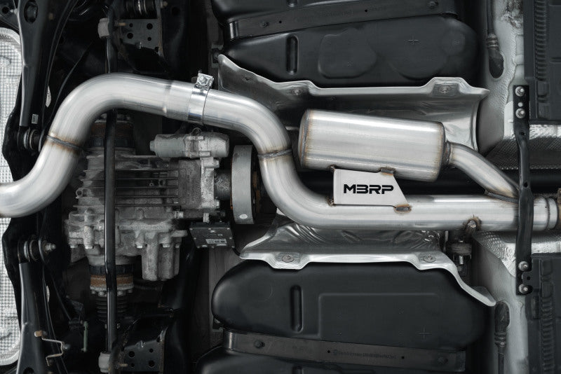 MBRP 15-19 VW Golf R MK7/MK7.5 3in T304 Cat Back Exhaust w/ Carbon Fiber Tips-tuningsupply.com