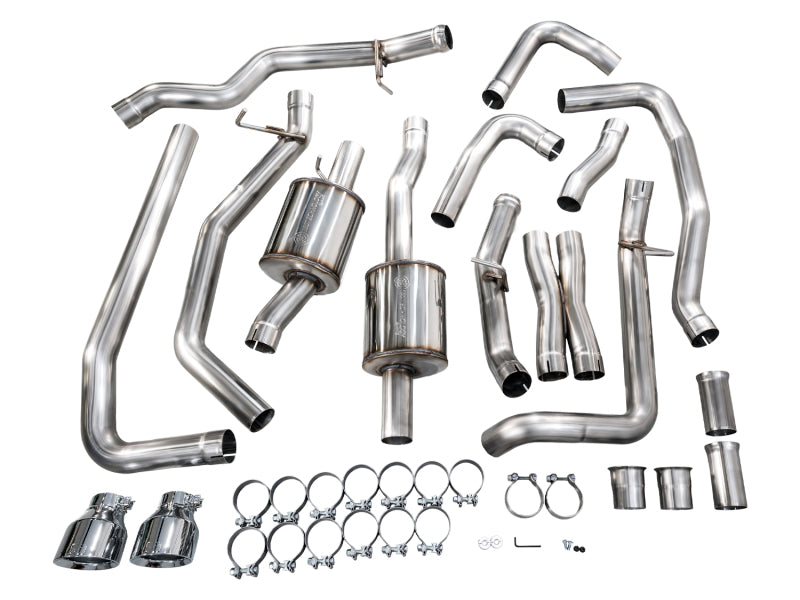 

AWE Tuning 3015-32630 - AWE3015-32630 - AWE Tuning 2025+ RAM 1500 RHO 3.0 I6 TT 0FG Dual Rear Exit Cat-Back Exhaust - Chrome Silver Tips - Shipped in Europe - Tuningsupply.com
