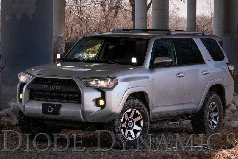 Diode Dynamics 10-21 Toyota 4Runner SS3 LED Ditch Light Kit - Yellow Pro Combo-tuningsupply.com