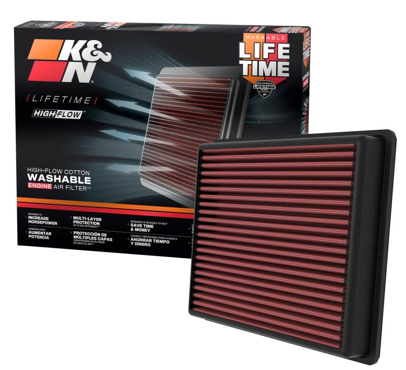 

K&N Engineering 33-5129 - KNN33-5129 - K&N 2022 Toyota Tundra V6-3.5L F/I Turbo Replacement Air Filter - Shipped in Europe - Tuningsupply.com
