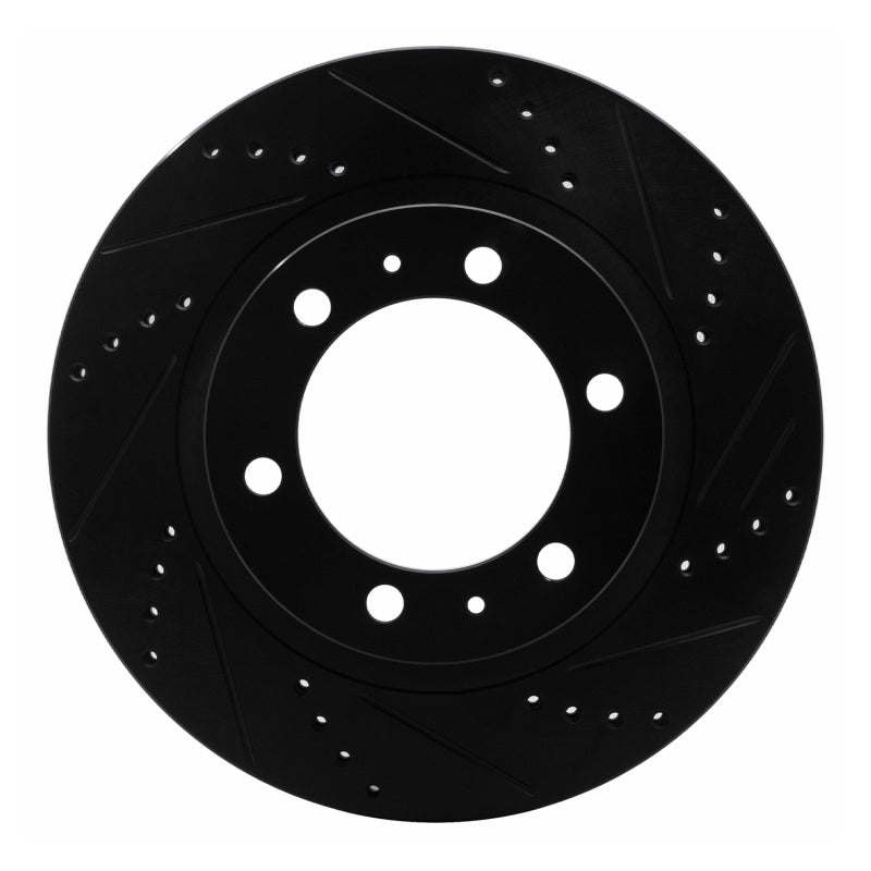 

R1 Concepts 633-76128R - RNC633-76128R - R1 05-23 Toyota Tacoma Front Right Drilled & Slotted Black Brake Rotor - Shipped in Europe - Tuningsupply.com
