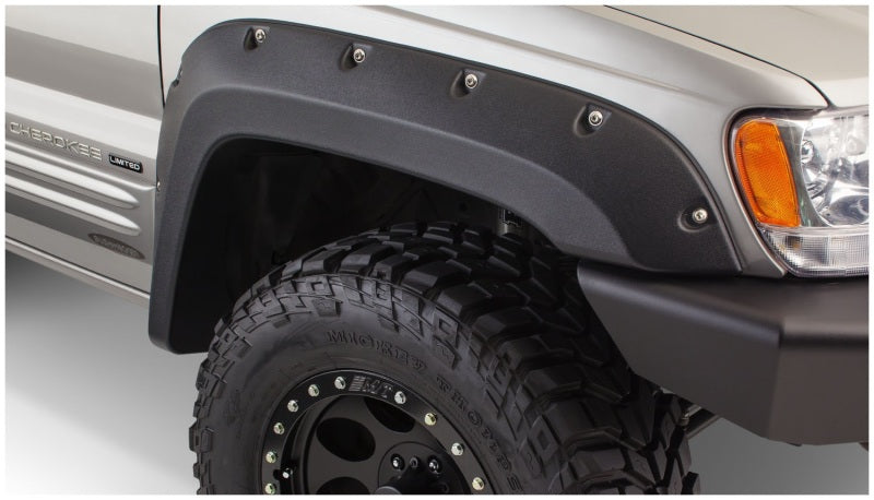 

Bushwacker  - BUS10926-07 - Bushwacker 99-04 Jeep Grand Cherokee Cutout Style Flares 4pc - Black - Shipped in Europe - Tuningsupply.com
