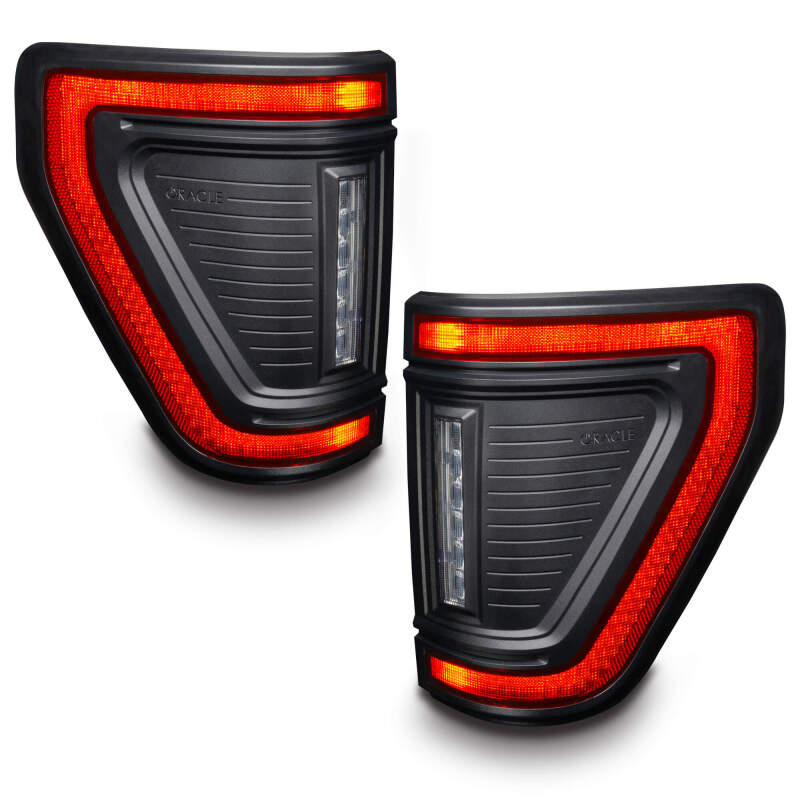 Oracle Lighting 21-24 Ford F-150 Flush Style LED Tail Lights SEE WARRANTY-tuningsupply.com