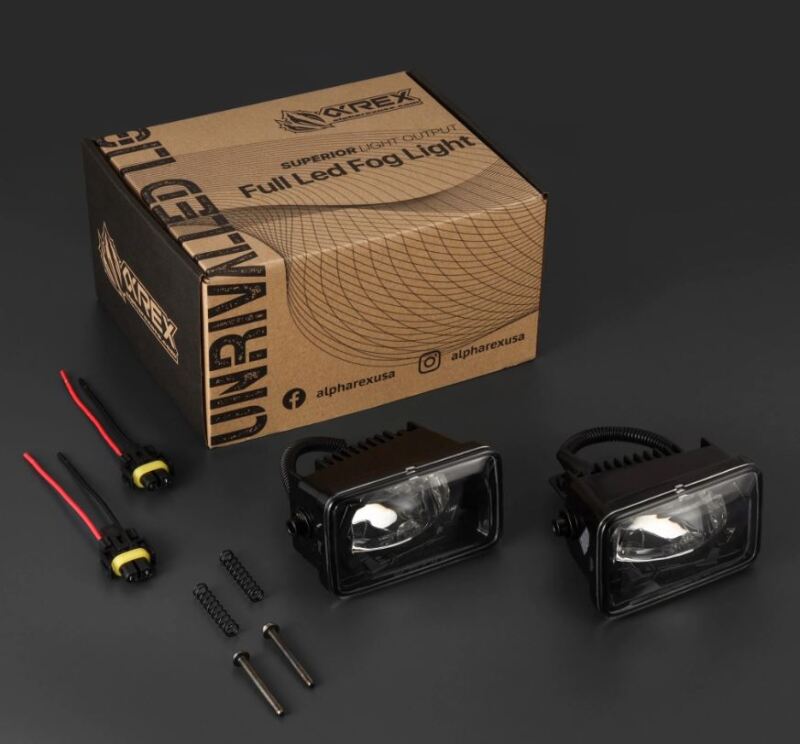 Alpharex 15-20 Ford F150/17-22 Super Duty DoubleTap Dual Color LED Projector Fog Lights-tuningsupply.com