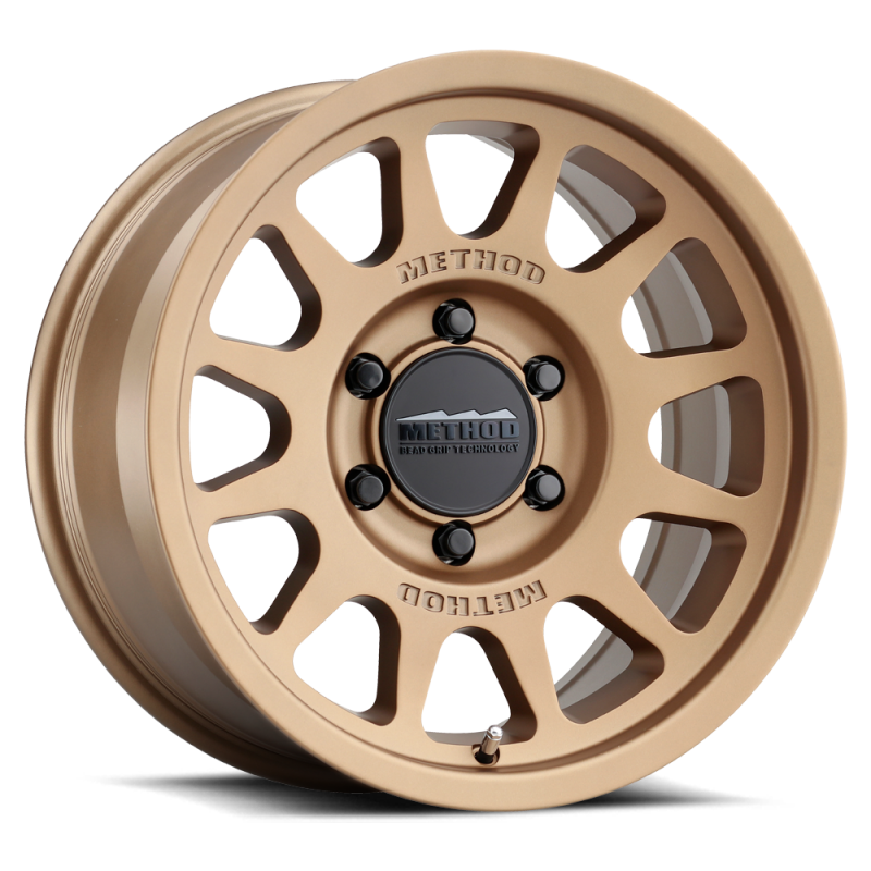 
  

Method Wheels MR70377563950 - MRWMR70377563950 - Method MR703 17x7.5 +50mm Offset 6x130 84.1mm CB Method Bronze Wheel - Shipped in Europe - Tuningsupply.com


