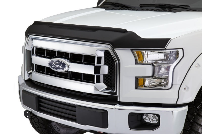 AVS 2019 Ford Ranger Aeroskin II Textured Low Profile Hood Shield - Black-tuningsupply.com