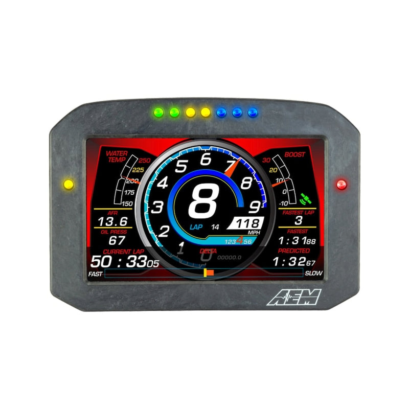 

AEM 30-5702F - AEM30-5702F - AEM CD-7G Carbon Flush Digital Dash Display w/ Internal 20Hz GPS & Antenna - Shipped in Europe - Tuningsupply.com
