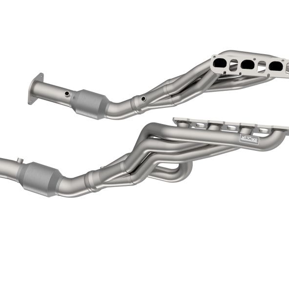 Kooks RAM TRX 1 7/8in x 3in Long Tube Headers 3in x OEM H.O. Green Connections-tuningsupply.com