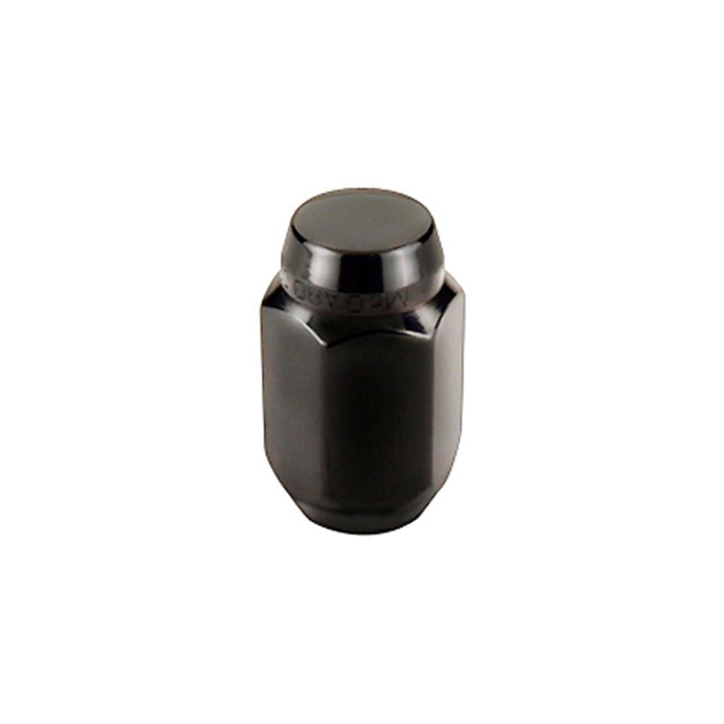 McGard Hex Lug Nut (Cone Seat) M12X1.5 / 13/16 Hex / 1.5in. Length (4-pack) - Black-tuningsupply.com