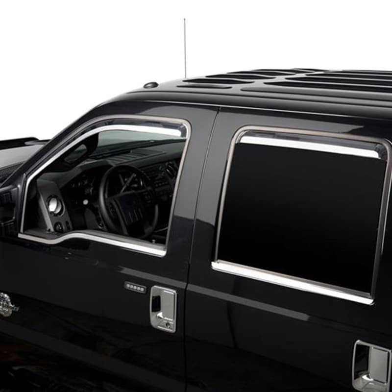 

Putco 480065 - PUT480065 - Putco 17-20 Ford SuperDuty - Crew Cab (Set of 4) Element Chrome Window Visors - Shipped in Europe - Tuningsupply.com
