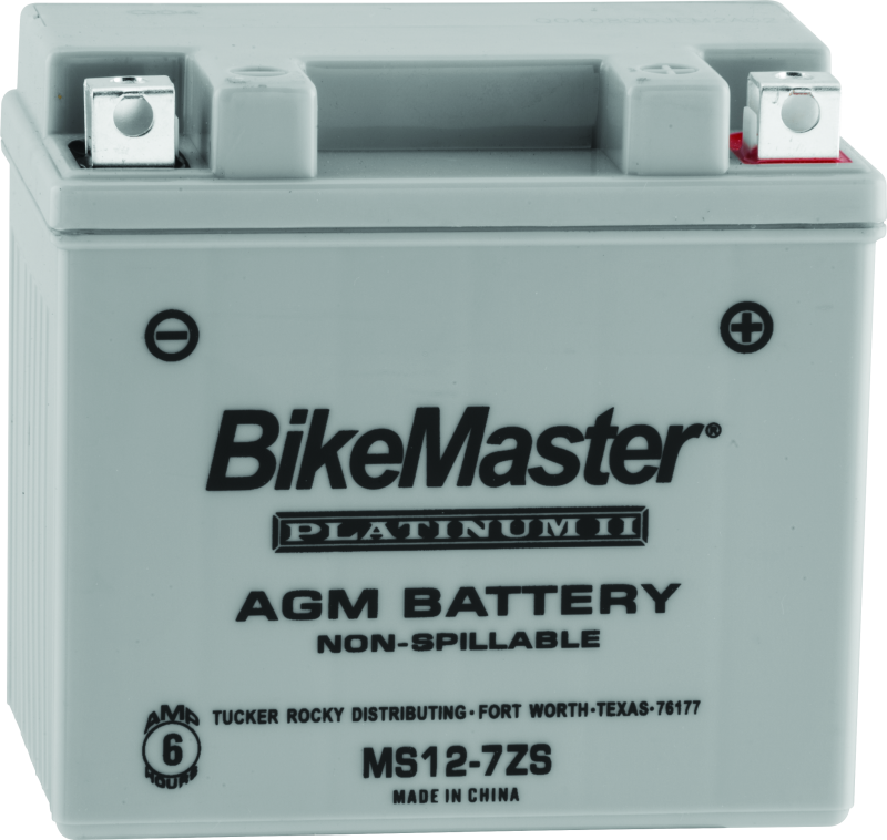 BikeMaster AGM Battery - MS12-7ZS-tuningsupply.com