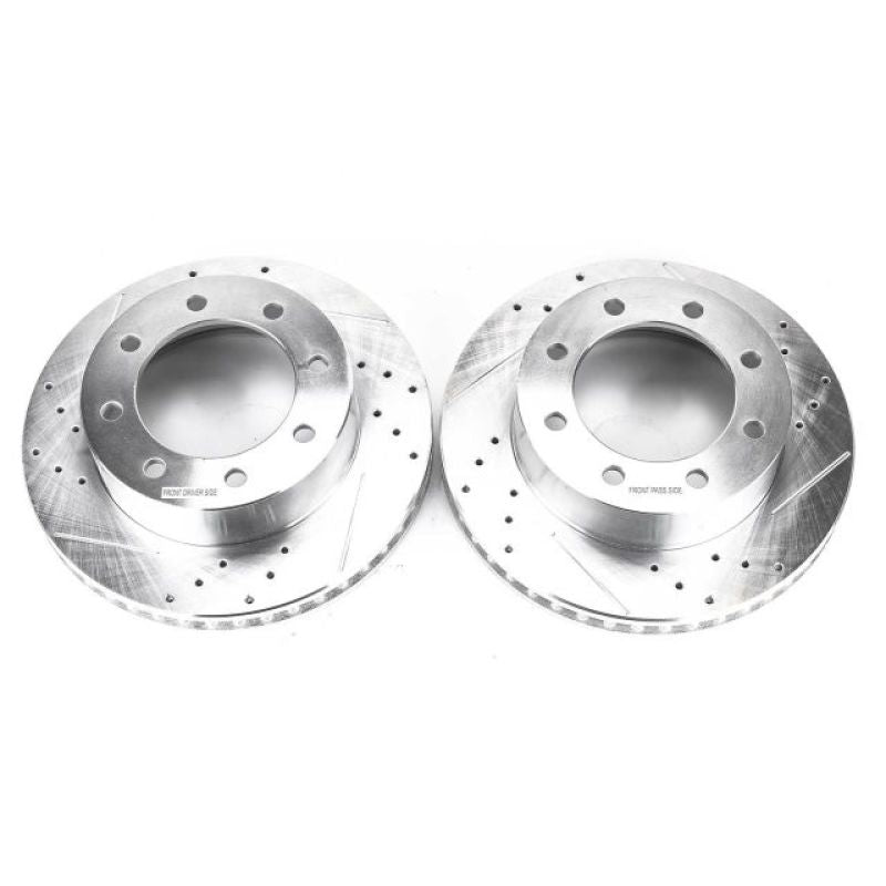 

PowerStop AR85107XPR - PSBAR85107XPR - Power Stop 10-12 Ford F-450 Super Duty Front Drilled & Slotted Rotor - Pair - Shipped in Europe - Tuningsupply.com

