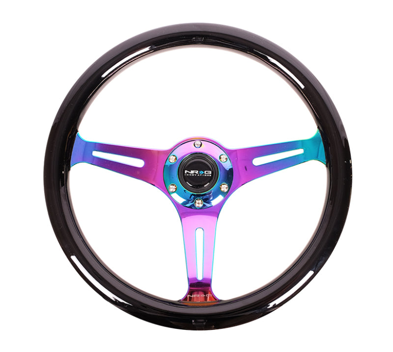 
  

NRG ST-015MC-BK - NRGST-015MC-BK - NRG Classic Wood Grain Steering Wheel (350mm) Black Paint Grip w/Neochrome 3-Spoke Center - Shipped in Europe - Tuningsupply.com

