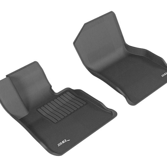 3D MAXpider 2014-2020 BMW 4 Series F32/F33/F36 Kagu 1st Row Floormat - Black-tuningsupply.com