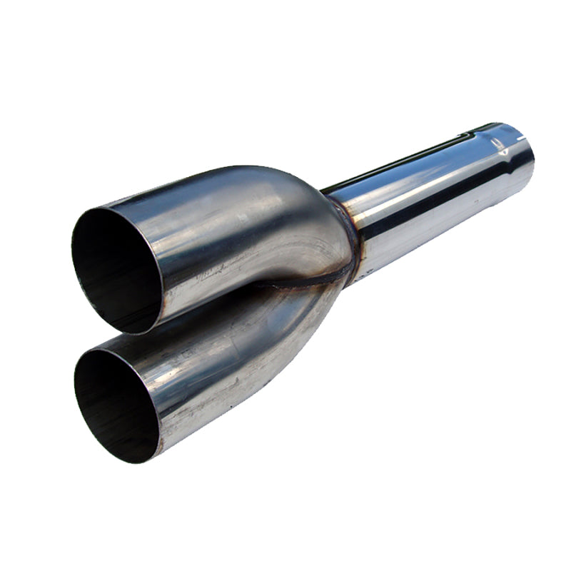 MBRP Universal (not 6.4L Ford Chevy LMM or 6.6L Dodge) Dual Muffler Delete Pipe 4 Inlet /Outlet 27-tuningsupply.com