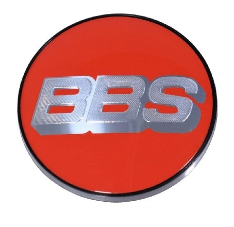 BBS Center Cap 70.6mm Red/Silver (5-Tab)-tuningsupply.com