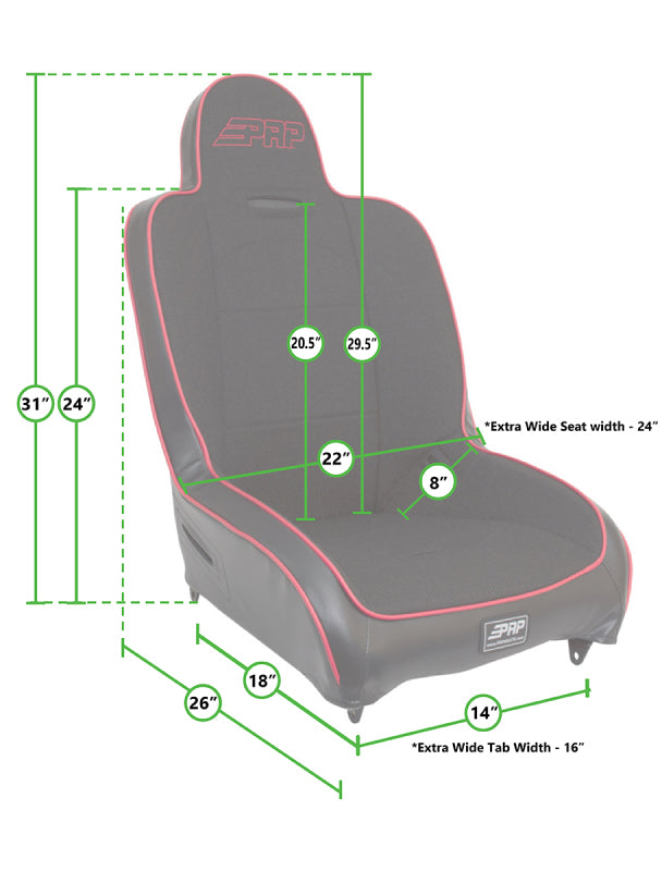 
    

PRP Seats A100110-C33-54 - PRPA100110-C33-54 - PRP Premier High Back Suspension Seats Kit for 95-01 Jeep Cherokee XJ (Pair) - Gray - Shipped in Europe - Tuningsupply.com

  