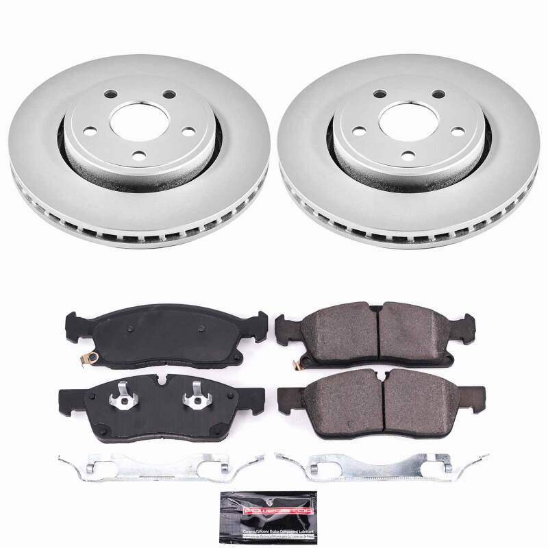 

PowerStop CPK7412-23 - PSBCPK7412-23 - Power Stop 17-20 Jeep Grand Cherokee Front Z23 Coated Brake Kit - Shipped in Europe - Tuningsupply.com
