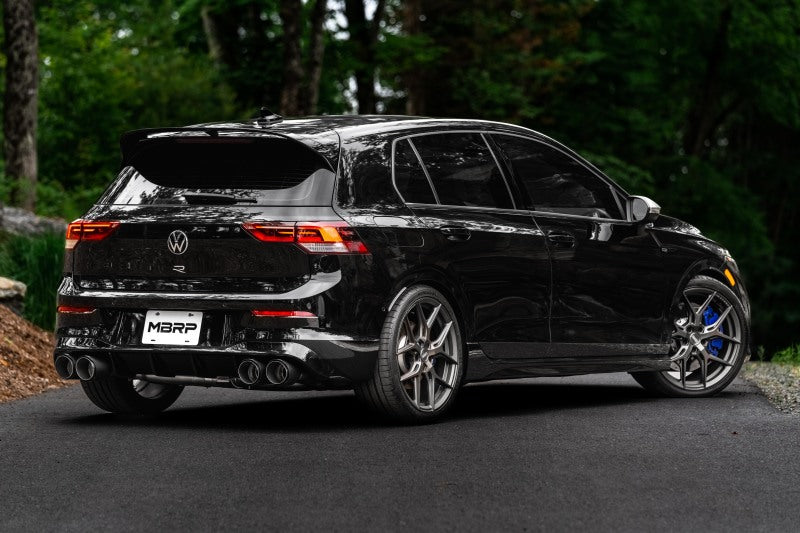 MBRP 2022 Volkswagen Golf R MK8 3in Cat-Back Quad Split Rear Valve Delete Exhaust-tuningsupply.com