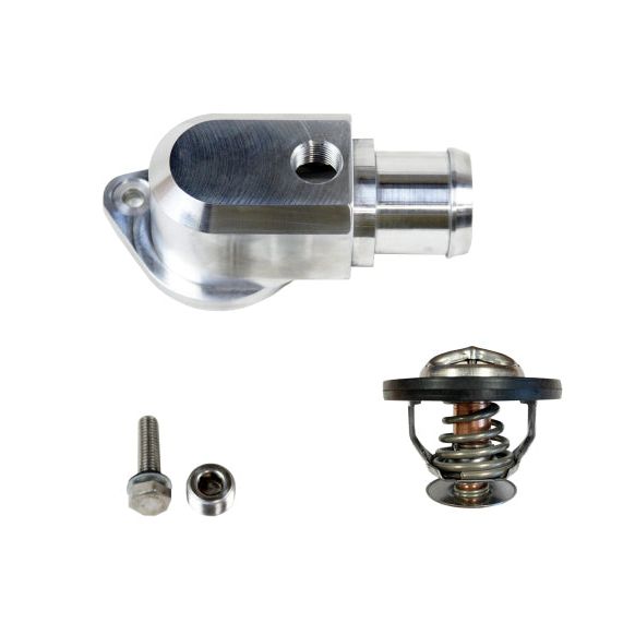 Granatelli 18-19 Jeep Trackhawk Billet Thermostat Housing w/180 Deg Thermostat-tuningsupply.com