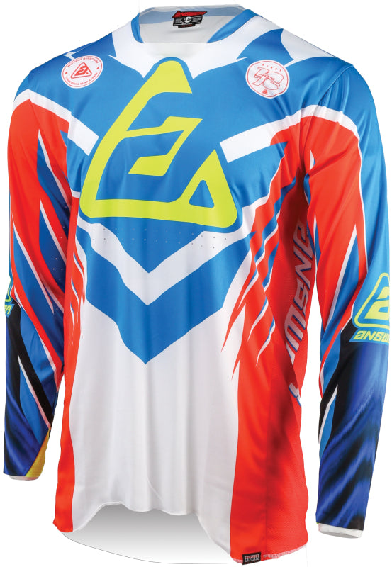 Answer 25 Elite Xotic Jersey Red/White/Blue - Small-tuningsupply.com