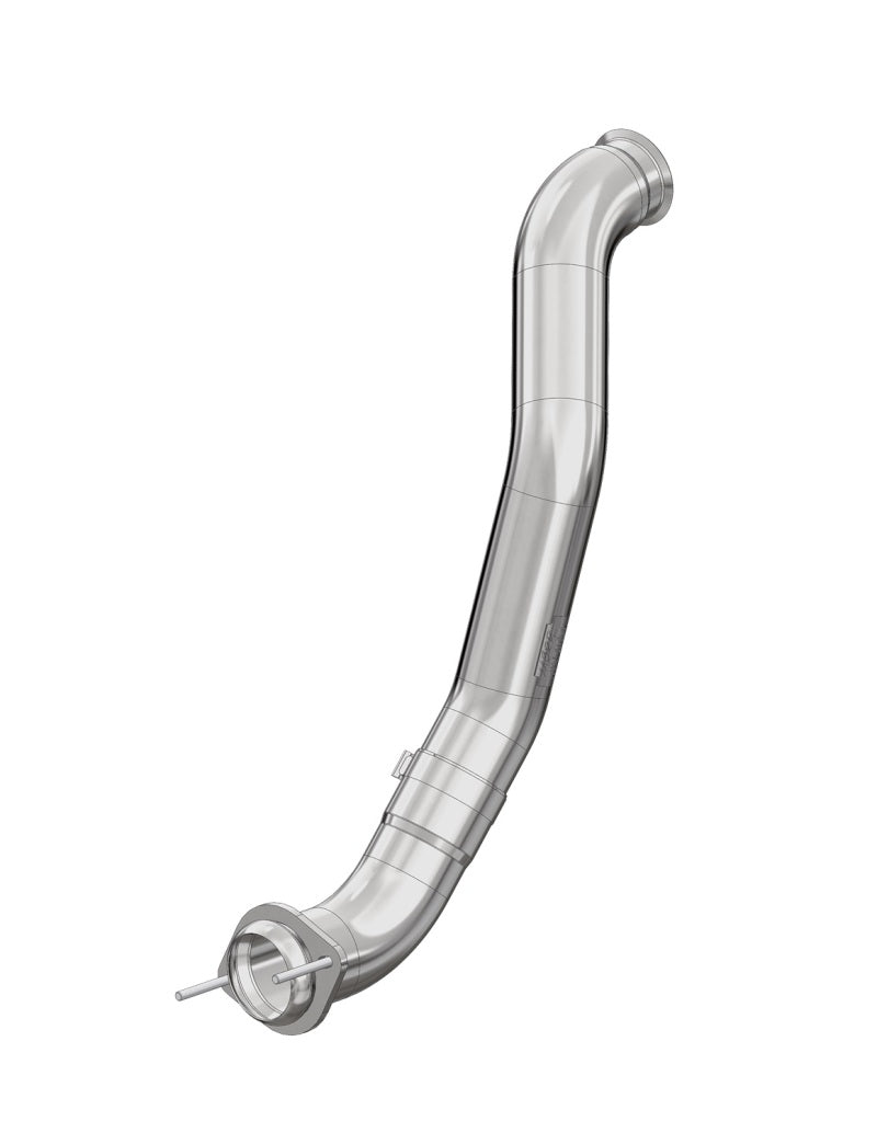 MBRP 08-10 Ford 6.4L Powerstroke 4in Turbo Down-Pipe Aluminized-tuningsupply.com