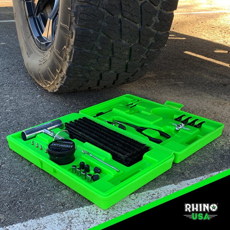 

Rhino USA RNO-TIRE-REPAIR-KIT - RSARNO-TIRE-REPAIR-KIT - Rhino USA Tire Repair Plug Kit, 86 Pieces - Shipped in Europe - Tuningsupply.com
