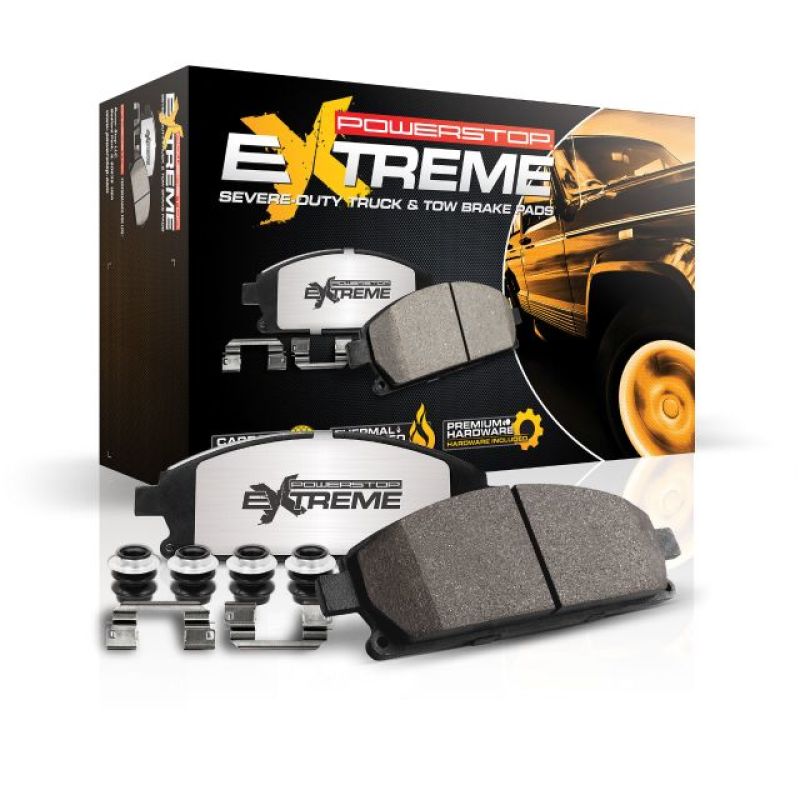 Power Stop 10-19 Ford Expedition Front Z36 Truck & Tow Brake Pads w/Hardware-tuningsupply.com